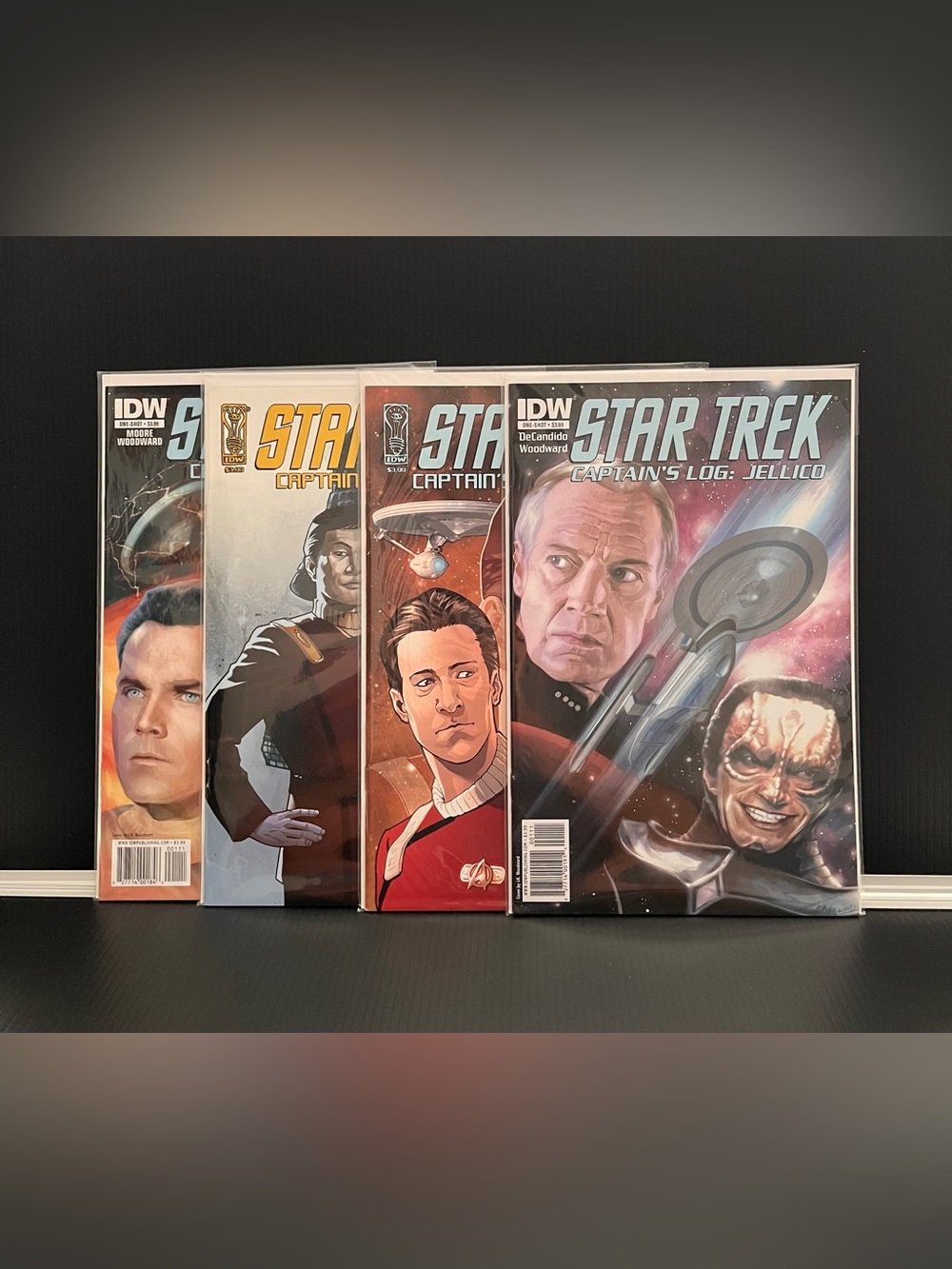Star Trek: Captain’s Log - Sulu/Harriman/Jellico/Pike - (4 One Shots) - 2010 IDW